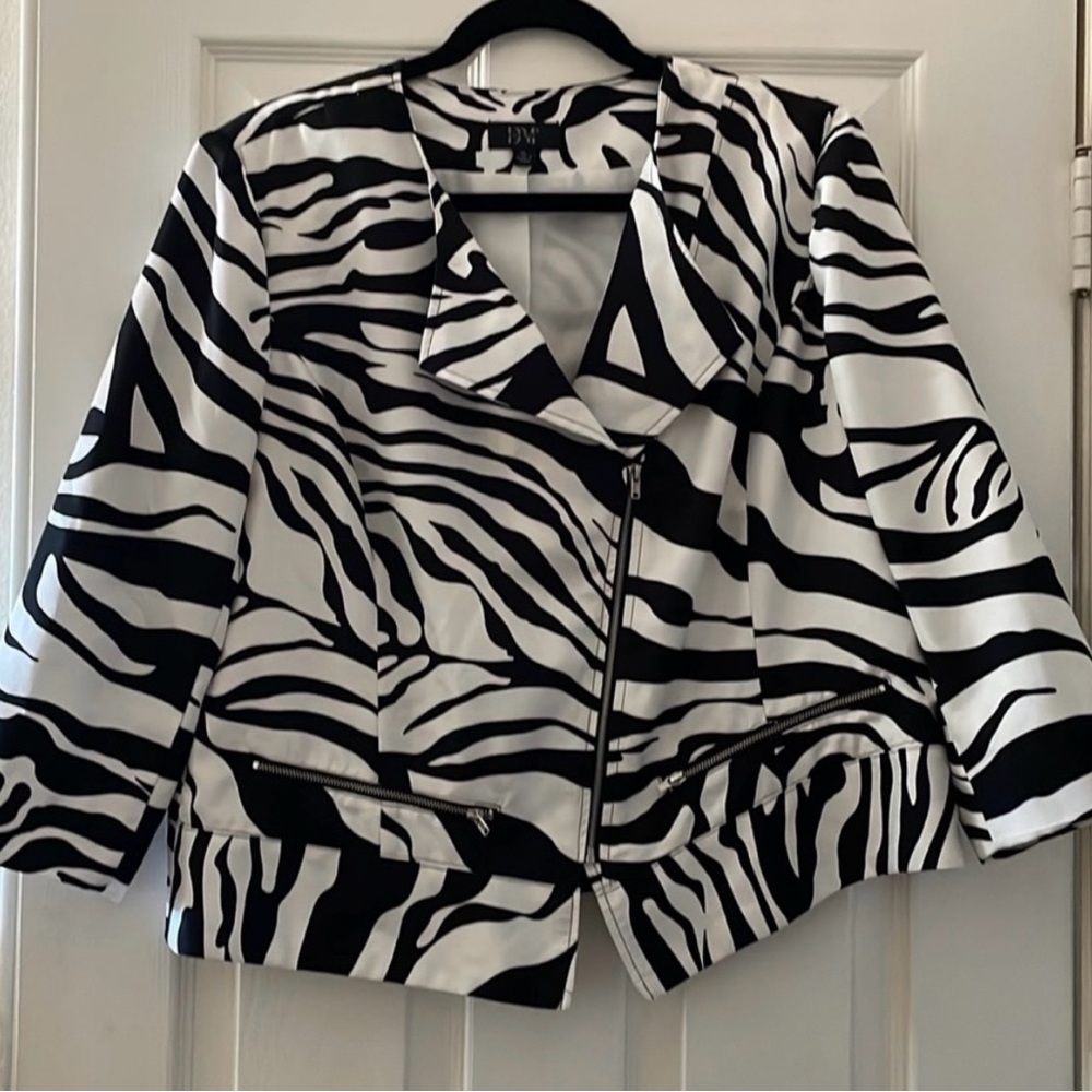 Donna Moore Animal Print Jacket